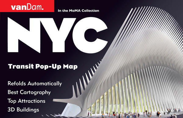 NYC Transit Pop-Up Map VanDam Maps