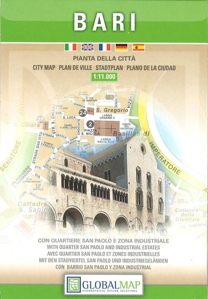 Bari : pianta della citta Litografia Artistica Cartografica