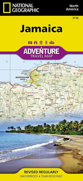 Jamaica Adventure Map National Geographic Maps