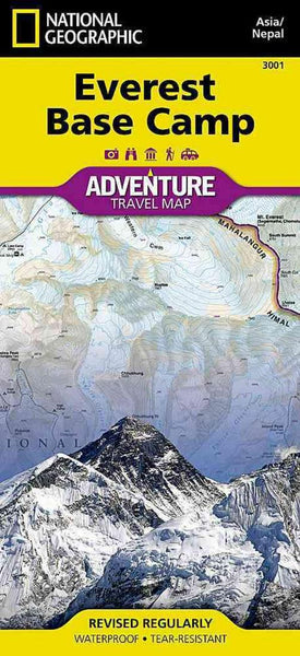 Everest Base Camp, Nepal, Adventure Map 3001 National Geographic Maps