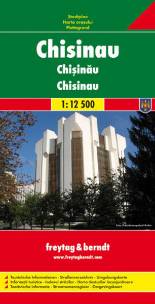 Chisinau City Map Freytag & Berndt