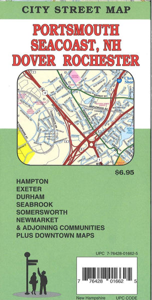 Portsmouth : Seacoast, NH : Dover : Rochester : city street map = Rochester : Dover : Portsmouth : city street map GM Johnson