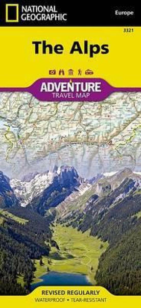 Alps Adventure Map 3321 National Geographic Maps