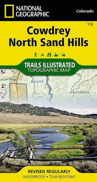 Cowdrey : North Sand Hills : Colorado, USA National Geographic Maps