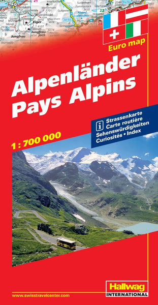Alpenländer = Pays Alpins Hallwag Kummerly Frey AG