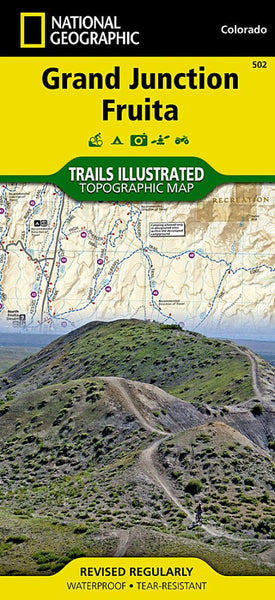 Grand Junction and Fruita, Map 502 National Geographic Maps