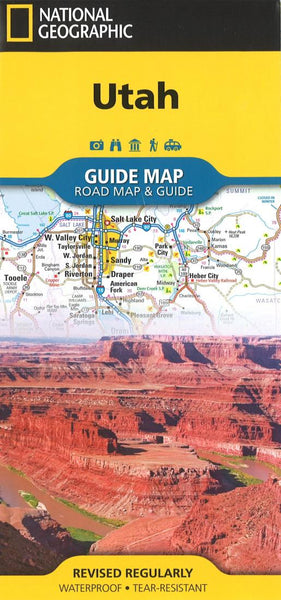Utah Road Map & Guide National Geographic Maps