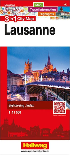 Lausanne : 3 in 1 city map = Losanna : 3 in 1 city map Hallwag Kummerly Frey AG