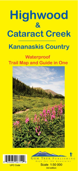 Highwood and Cataract Creek, Alberta Trail Map and Guide in One Gem Trek