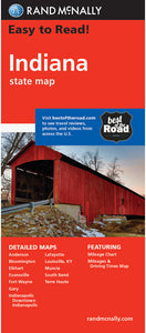 Rand McNally Indiana Travel Map