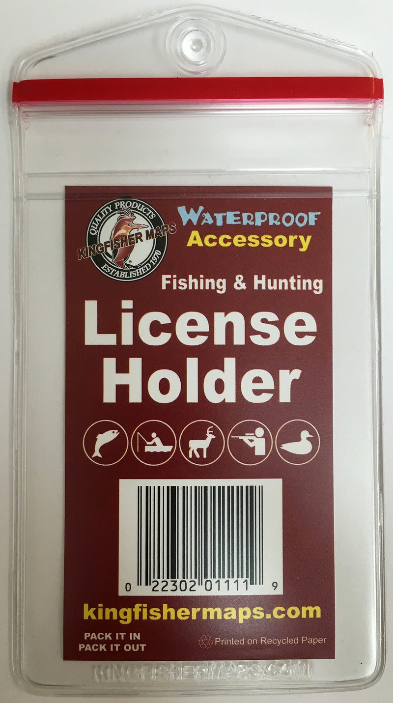 Cover of Fishing & Hunting License Holder by Kingfisher Maps, Inc.