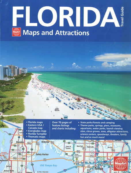 Cover of Florida Travel Guide Atlas : Maps and Attractions 