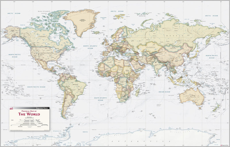 Antique World Map Maps.com