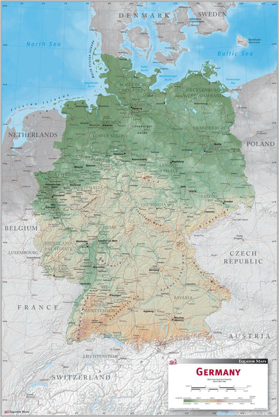 Germany Wall Map Maps.com