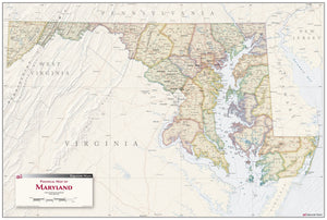 Maryland Antique Map