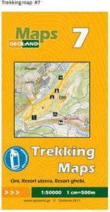 Oni, Resort Utsera, Resort Ghebi  - Georgia Trekking Map sheet 7 by GeoLand