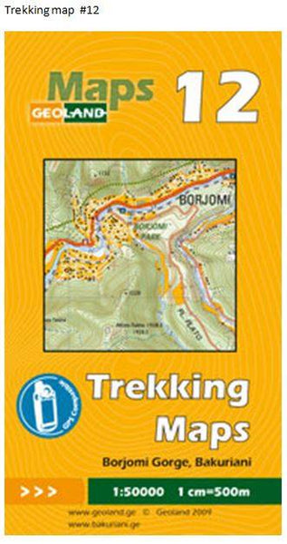 Cover of Borjomi Gorge, Bakuriani  - Georgia Trekking Map sheet 12 by GeoLand