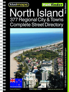 North Island, New Zealand, Provincal Towns, Bookmap by Kiwi Maps