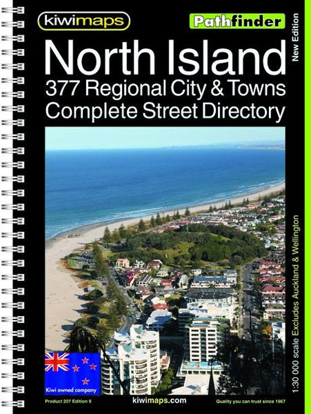 Cover of North Island, New Zealand, Provincal Towns, Bookmap 