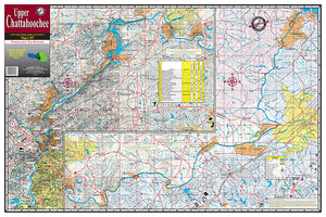 Chattahoochee River Lake Map by Kingfisher Maps, Inc.