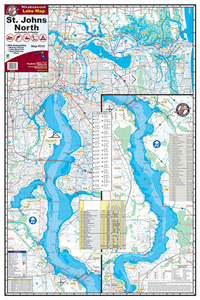 St. Johns River North Lake Map by Kingfisher Maps, Inc.