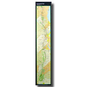 Appalachian Trail Poster Map, 9.5