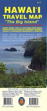 Cover of Hawai'i Travel Map, The Big Island by Phears Hawaii Maps