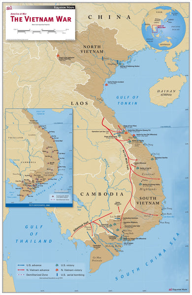 The Vietnam War Maps.com