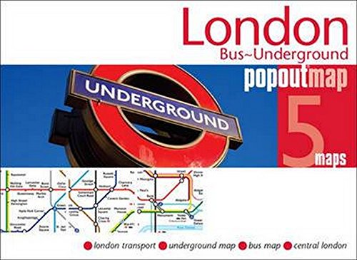 Cover of London, England, Bus and Underground PopOut Map
