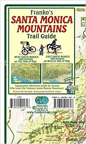 Cover of California Map, Santa Monica Mtns Trails