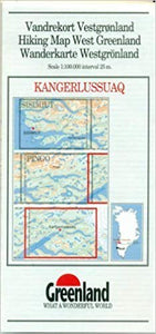 Kangerlussuaq Hiking Map by Greenland Tourism