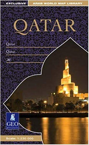 Qatar Travel Map by GEOProjects