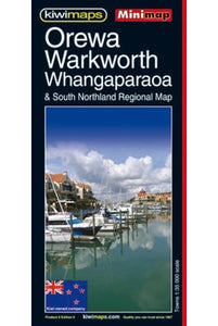 Whangaporoa and Orewa, New Zealand, Minimap by Kiwi Maps