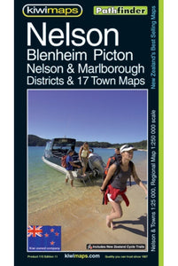 Nelson, Picton and Districts, New Zealand, Pathfinder Map by Kiwi Maps