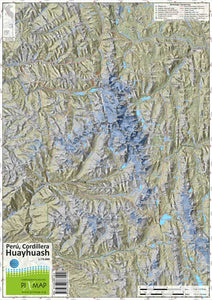 Cordillera Huayhuash (Peru) Hiking Map by Pixmap