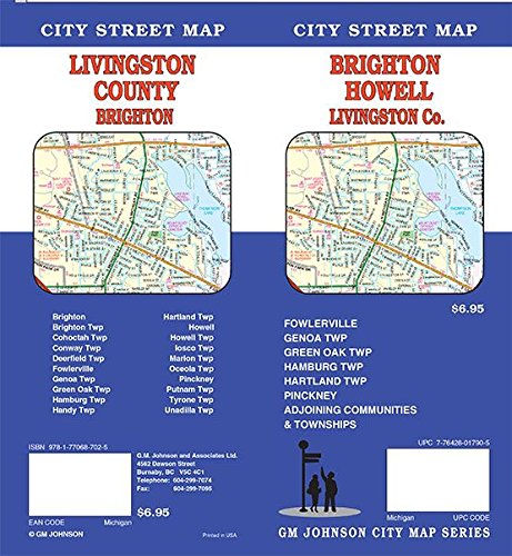 Cover of Brighton, Howell and Livingston County, Michigan by GM Johnson