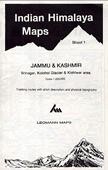 Indian Himalaya, Jammu & Kashmir sheet 1 - Srinagar, Kolohol, Kishtwar by West Col Productions