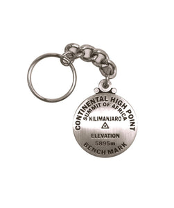 Mt. Kilimanjaro Benchmark key chain by Geo-Situ
