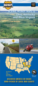 Ohio, Kentucky and West Virginia, Regional Scenic Tours by MAD Maps