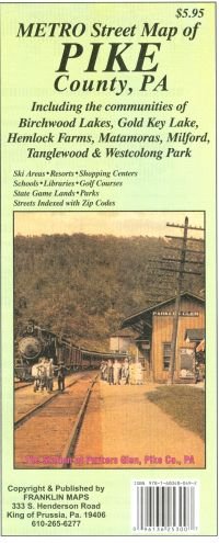 Cover of Pike County, Pennsylvania Map by Franklin Maps