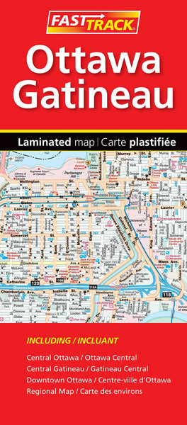 Cover of Ottawa and Gatineau Fast Track Map 