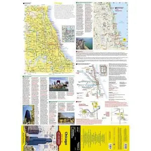 National Geographic Chicago, Illinois Street Map Eastview