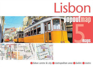 Lisbon, Portugal, PopOut Map by PopOut Products