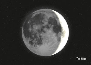 The Moon 3D Postcard by Authentic Cards