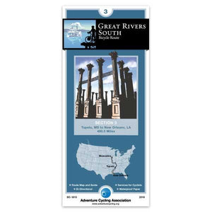 Great Rivers South Bicycle Route Section 3 by Adventure Cycling Association
