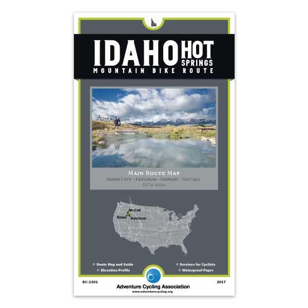 Cover of Idaho Hot Springs Mountain Bike Route Main Route Map 