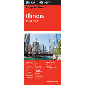 Rand McNally Illinois Travel Map