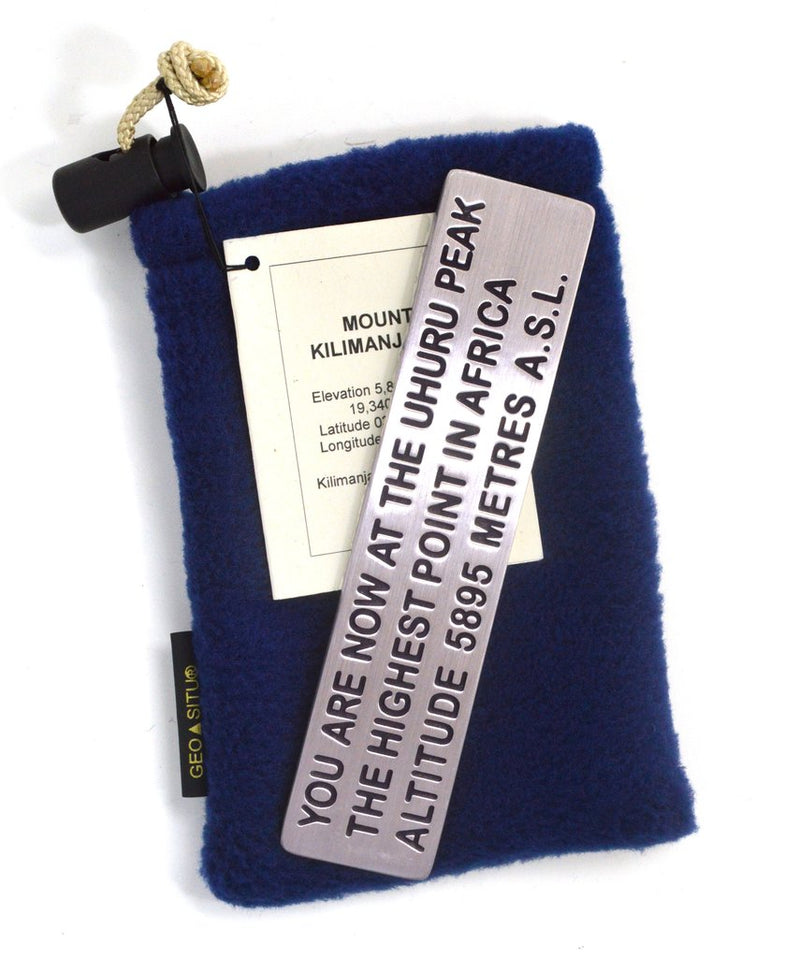 Cover of Mt. Kilimanjaro summit sign Paperweight 