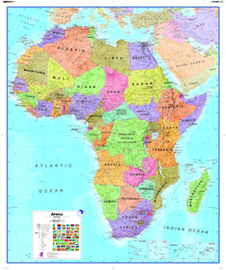 Africa Wall Map , Political