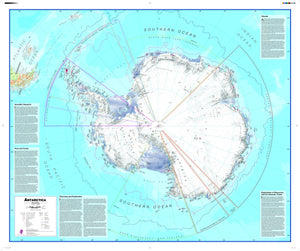 Antarctica Wall Map , Political